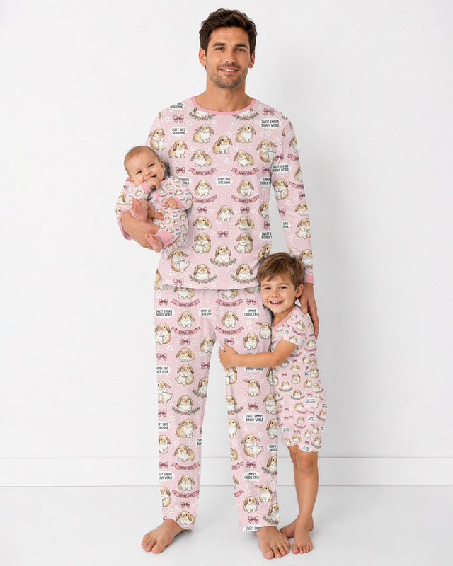 Sweet Bunny Worlds Bamboo Men Pajama Set