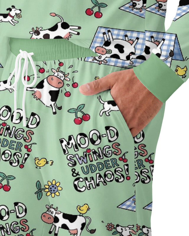 The Udderly Secret Journal Bamboo Men Pajama Set