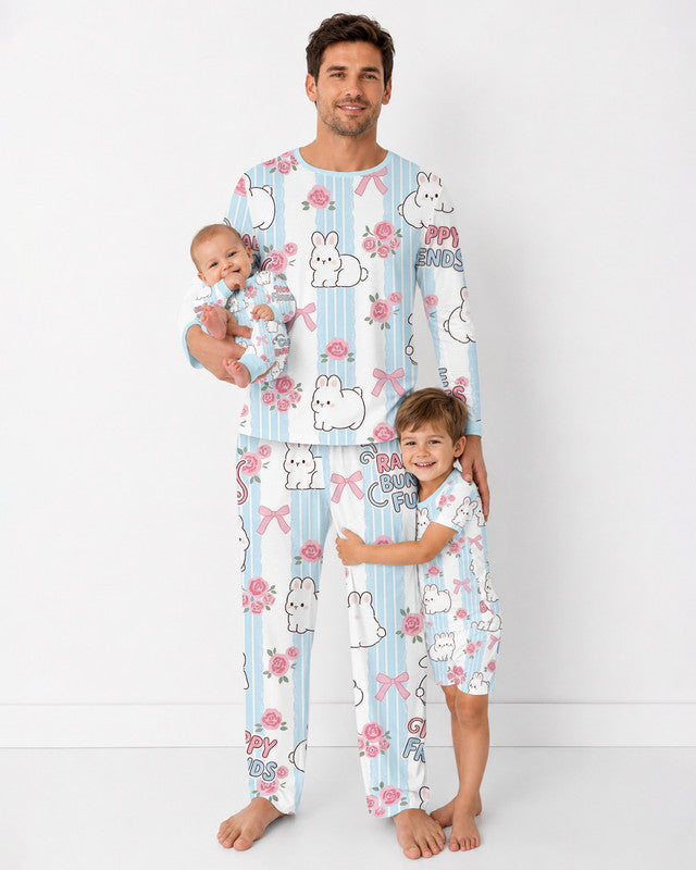 Hoppy Friends Bamboo Men Pajama Set