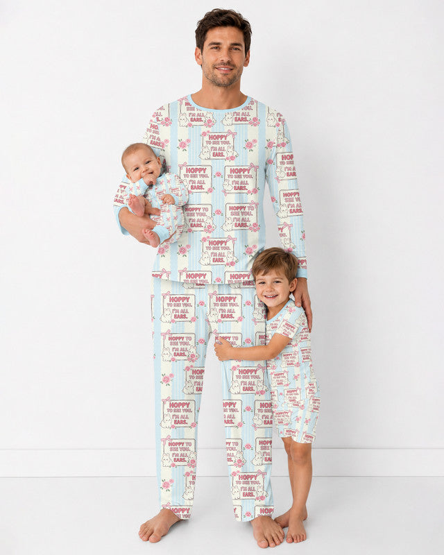 Hoppy To See You Bamboo Men Pajama Set