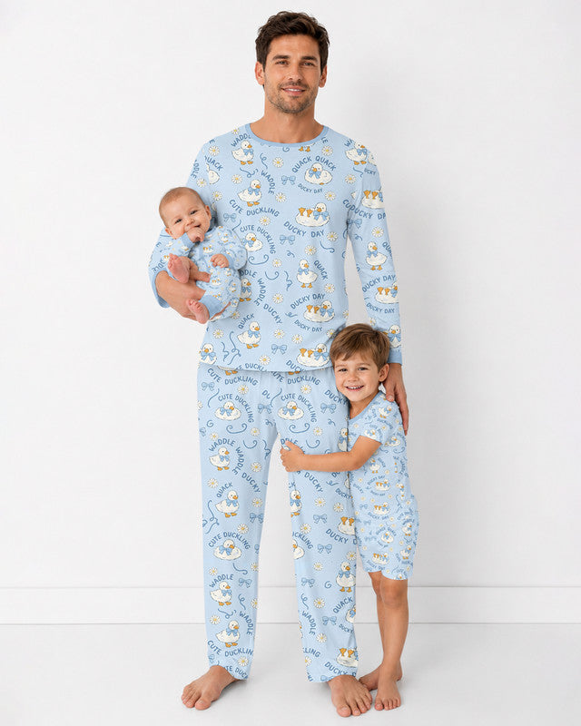 Happy Ducky Day Bamboo Men Pajama Set