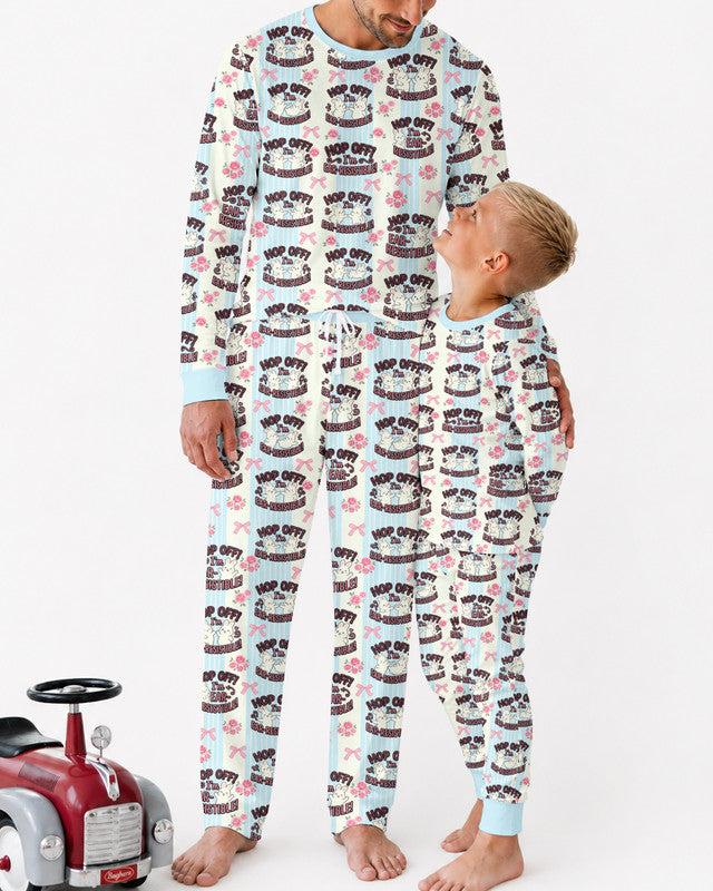 Bunny Besties Bamboo Men Pajama Set