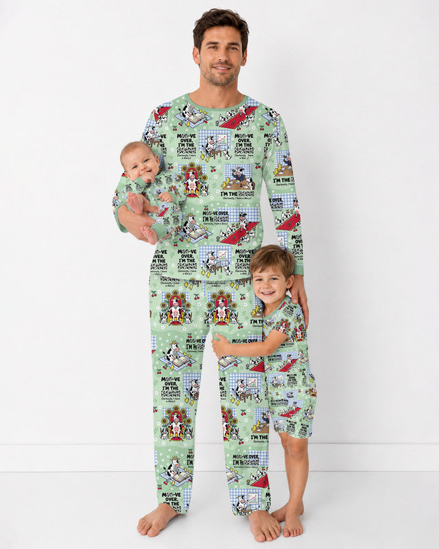 Moove Over Im The Boss Bamboo Men Pajama Set