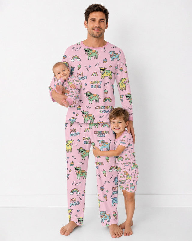 Not Your Ordinary Cow Bamboo Men Pajama Set