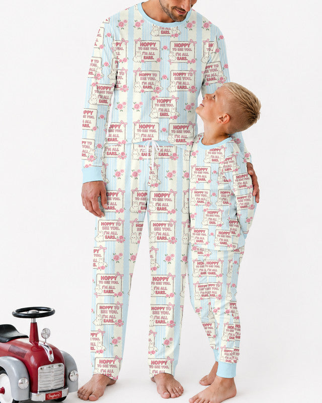 Hoppy To See You Bamboo Men Pajama Set