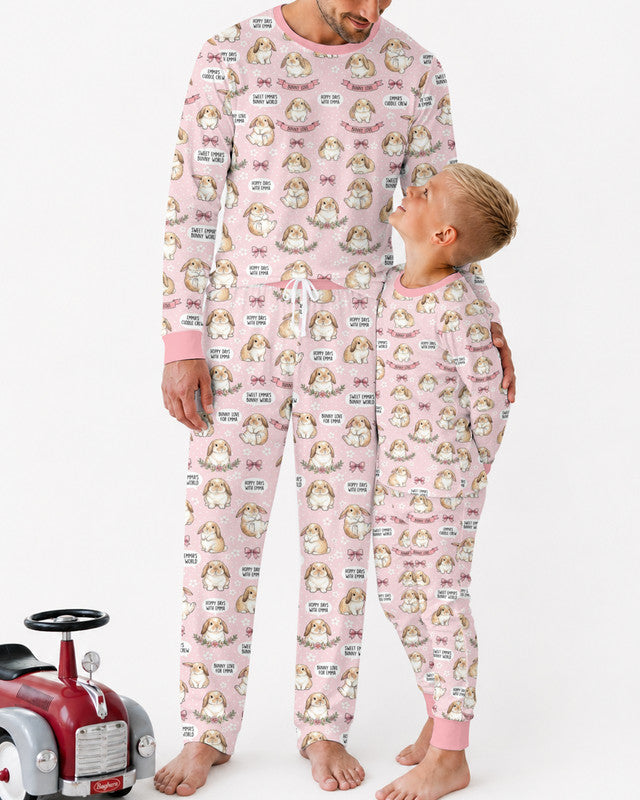 Sweet Bunny Worlds Bamboo Men Pajama Set