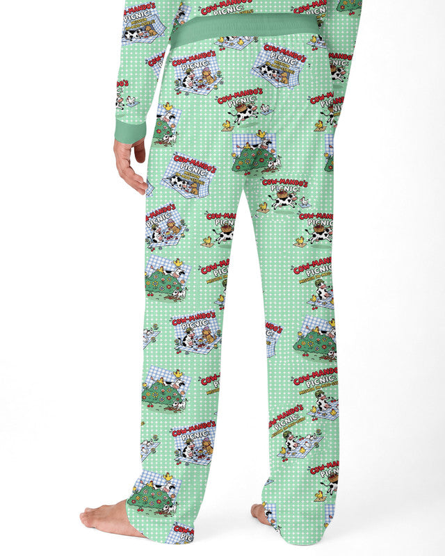Mission Im-moo-sible Bamboo Men Pajama Set