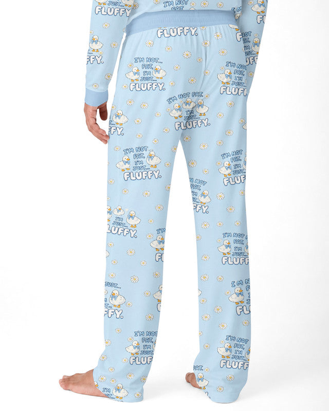 Not Fat Just Fluffy Bamboo Men Pajama Set