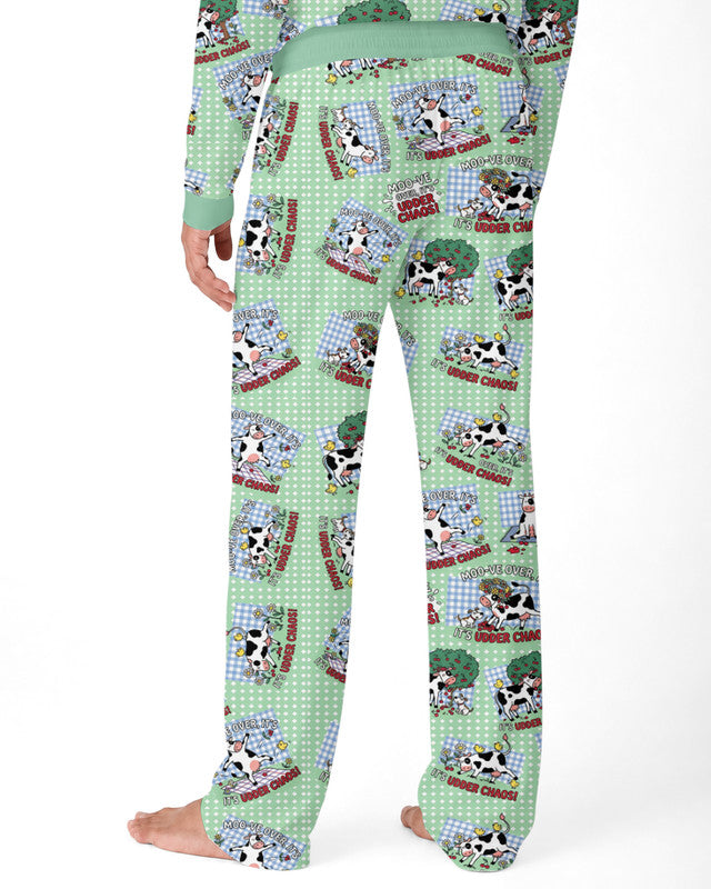 Udder Chaos Bamboo Men Pajama Set
