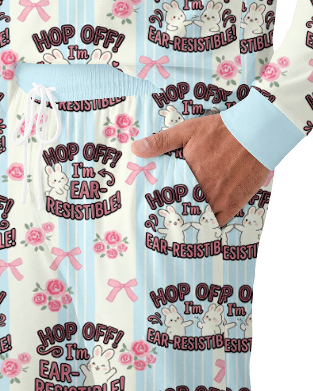 Bunny Besties Bamboo Men Pajama Set
