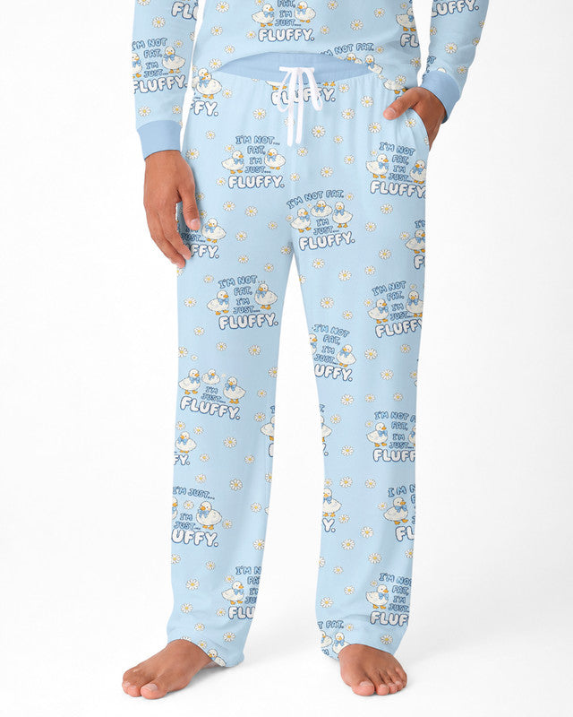 Not Fat Just Fluffy Bamboo Men Pajama Set