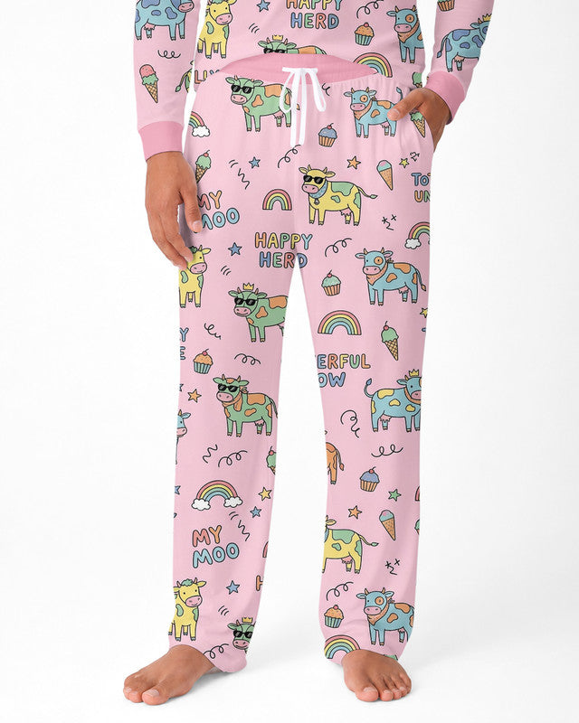 Not Your Ordinary Cow Bamboo Men Pajama Set