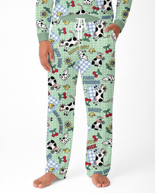 Moo Moo Chick Bamboo Men Pajama Set