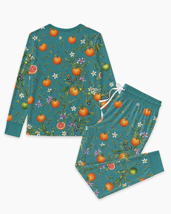 Fresh Citrus Breeze Bamboo Women Pajama Set