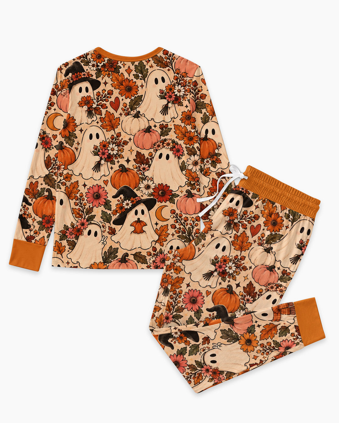Guess Who Is A Romantic Ghost Bamboo Women Pajama Set