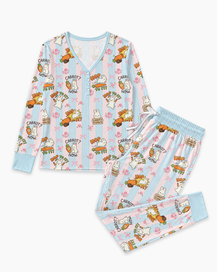 Carrot Rush Bamboo Women Pajama Set