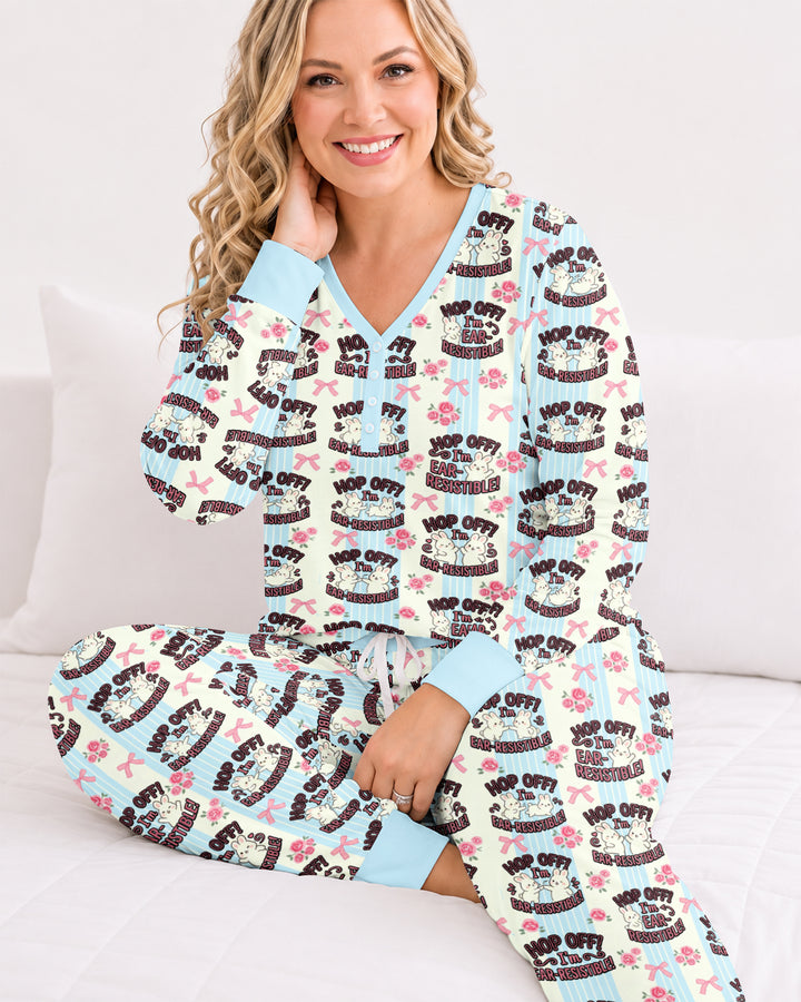 Bunny Besties Bamboo Women Pajama Set