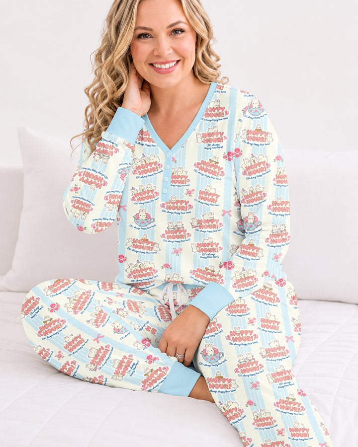 Hoppy Hour Bamboo Women Pajama Set