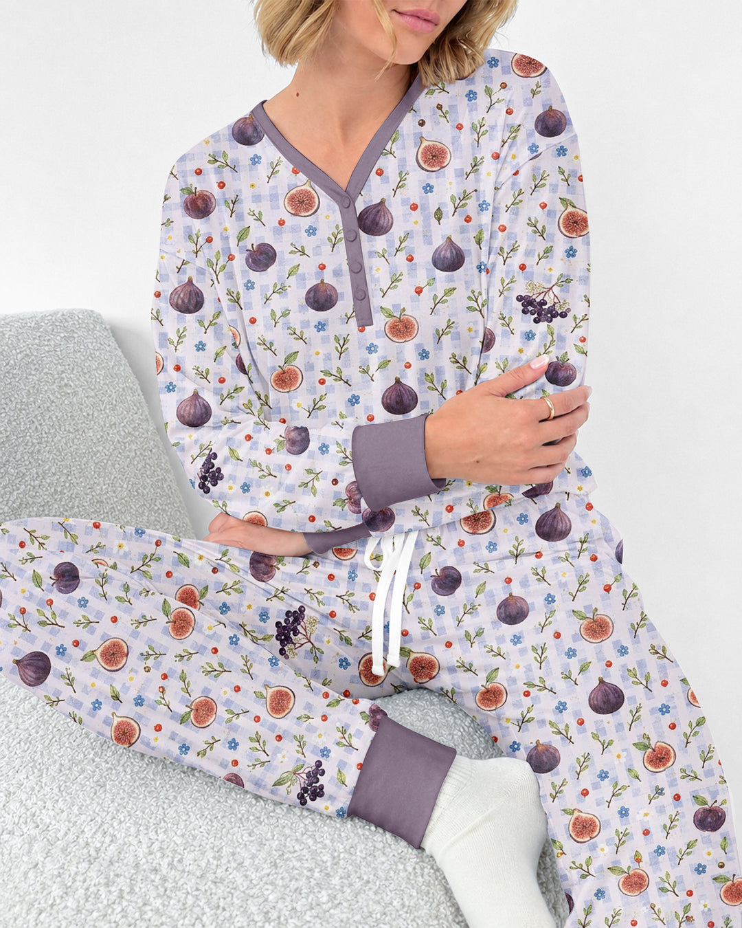 Cottage Sweet Fig Bamboo Women Pajama Set