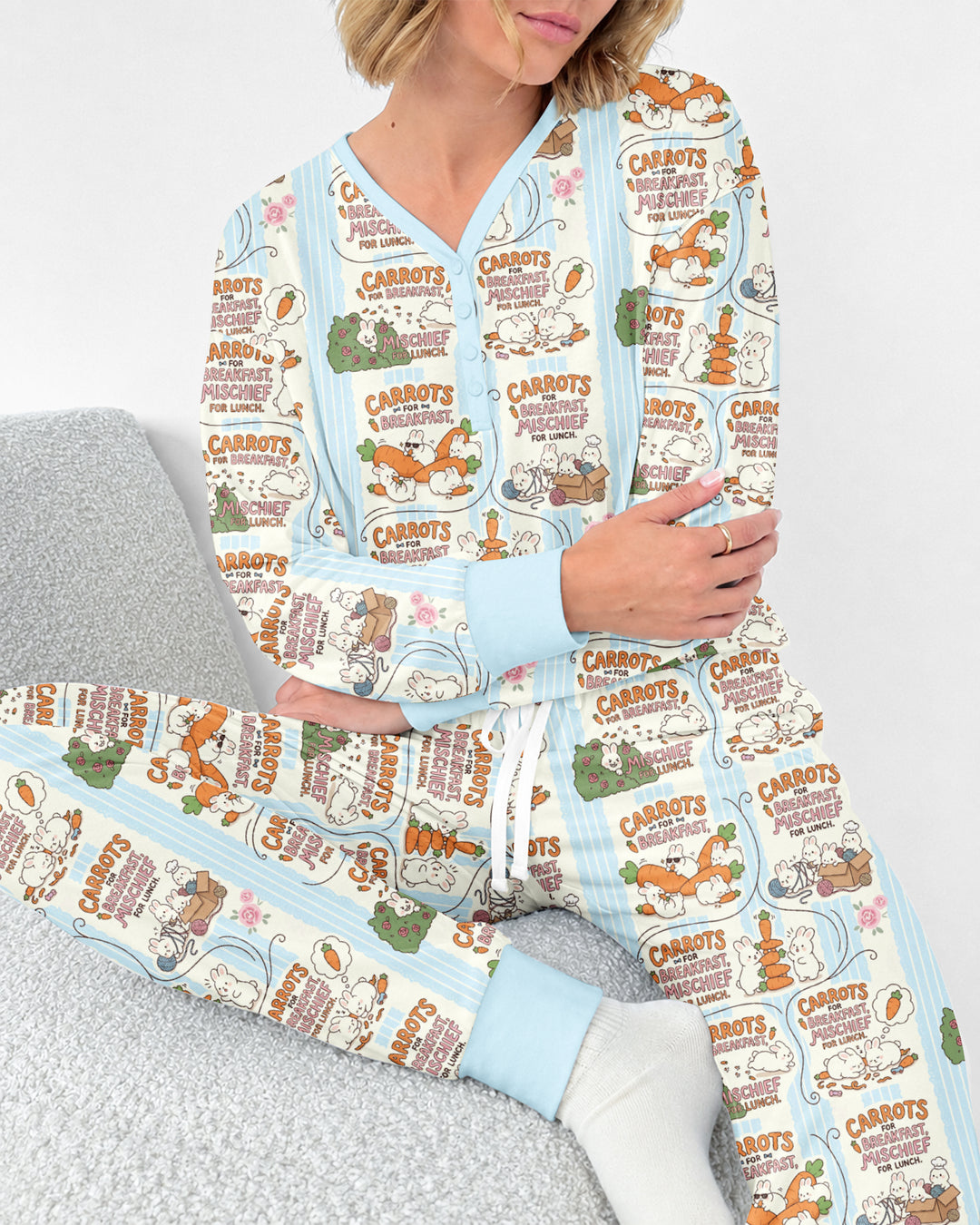 Little Troublemakers Bamboo Women Pajama Set