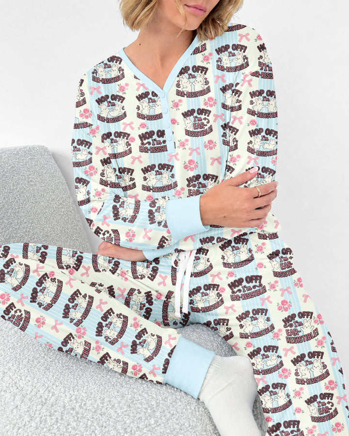 Bunny Besties Bamboo Women Pajama Set