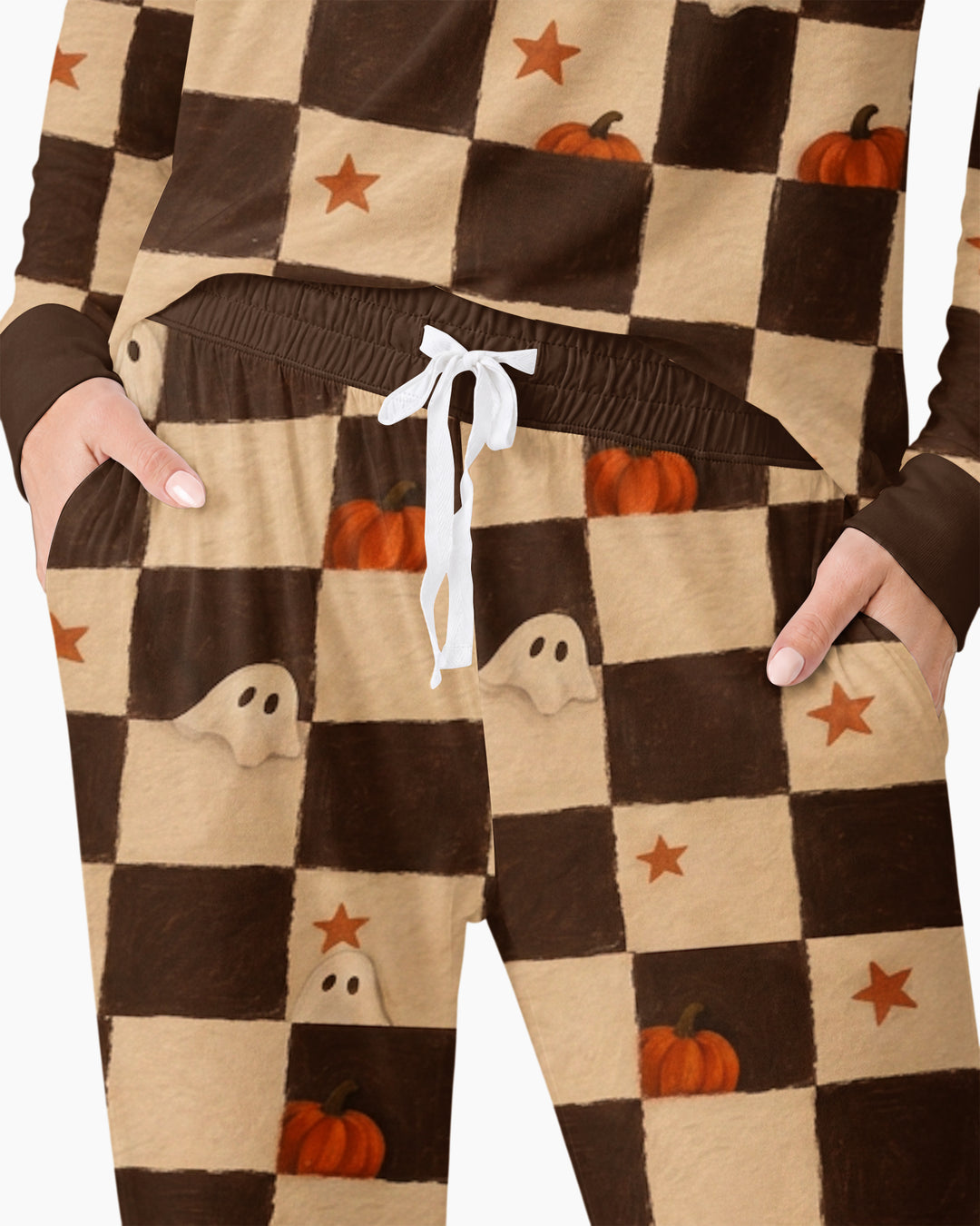 Spooky Hide And Seek Bamboo Women Pajama Set