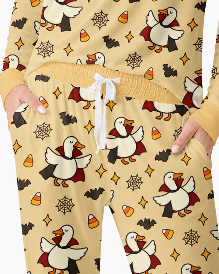 Count Duckula Candy Rush Bamboo Women Pajama Set