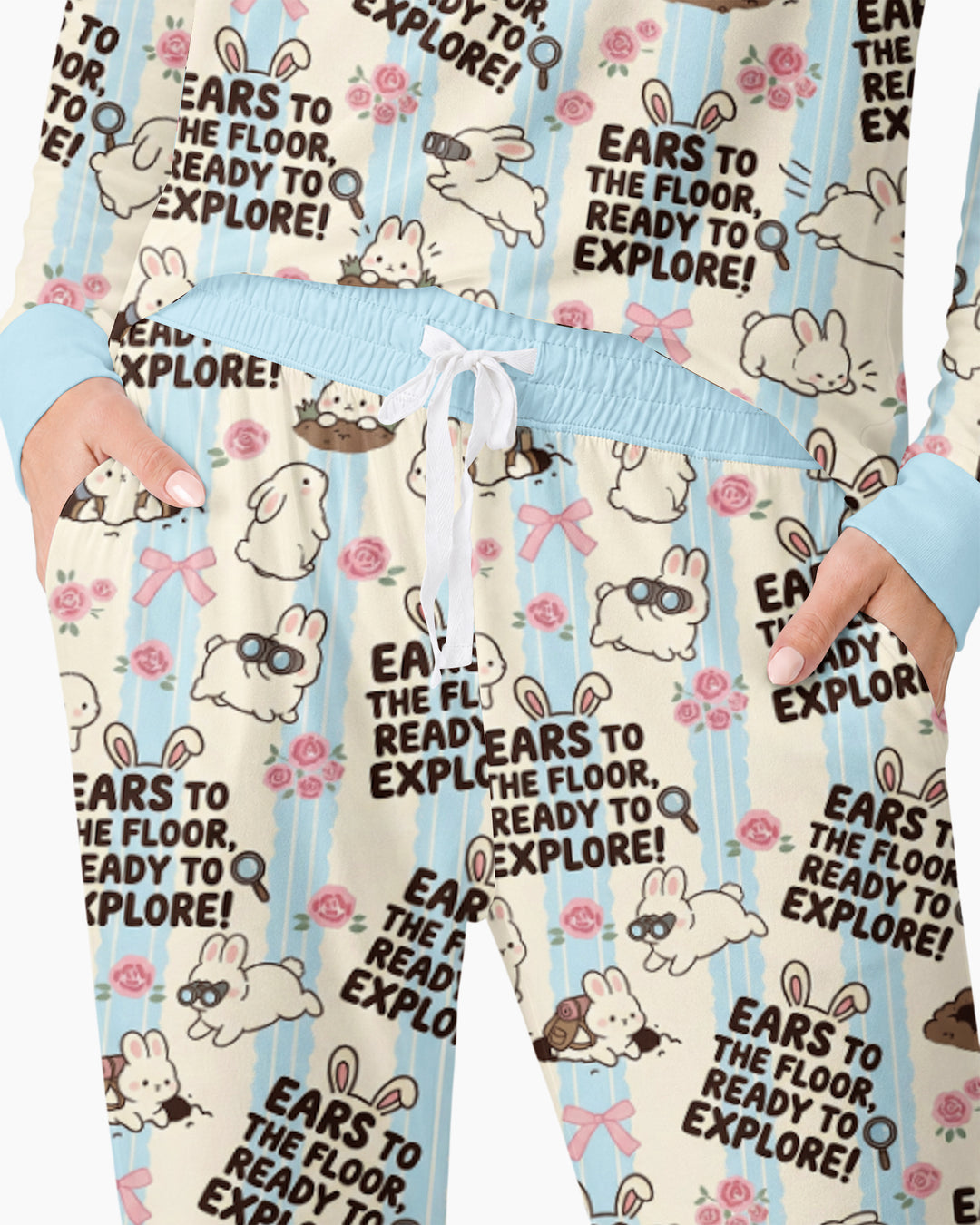 Ears To The Floor Bamboo Women Pajama Set