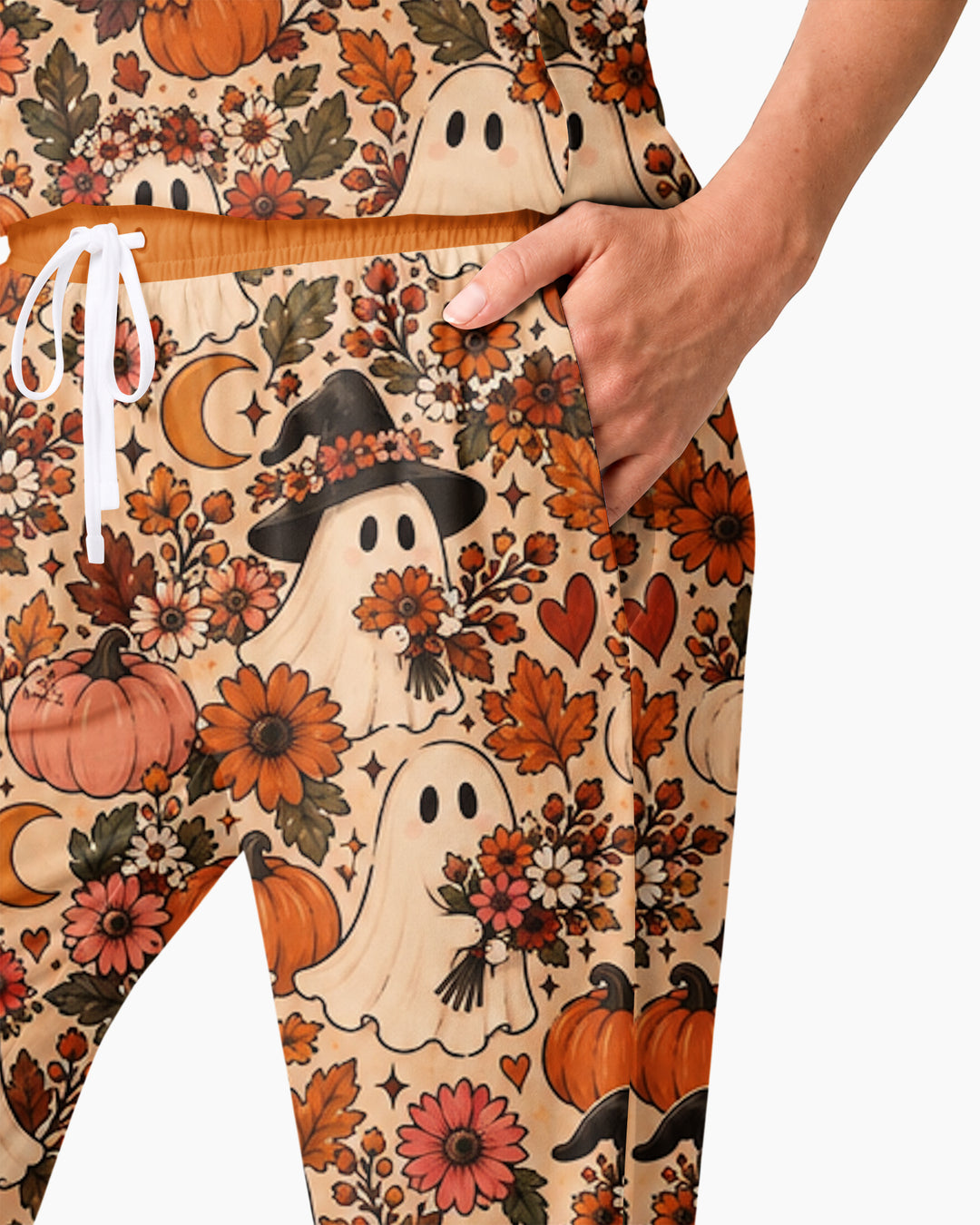 Guess Who Is A Romantic Ghost Bamboo Women Pajama Set