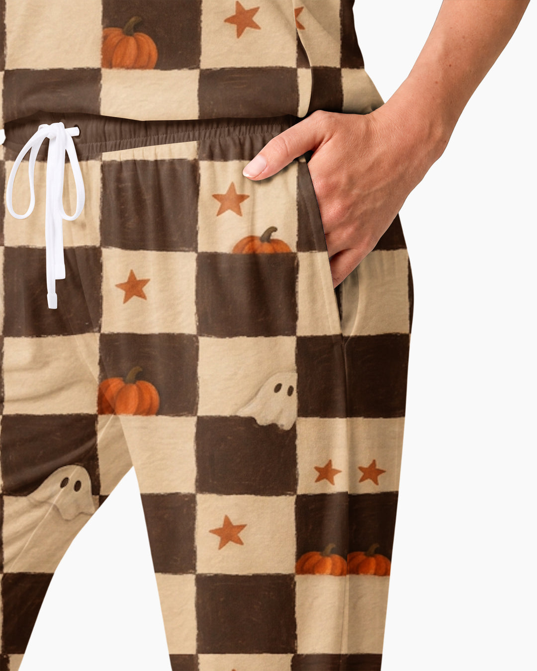 Spooky Hide And Seek Bamboo Women Pajama Set