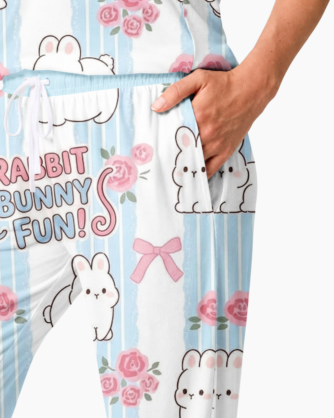 Hoppy Friends Bamboo Women Pajama Set