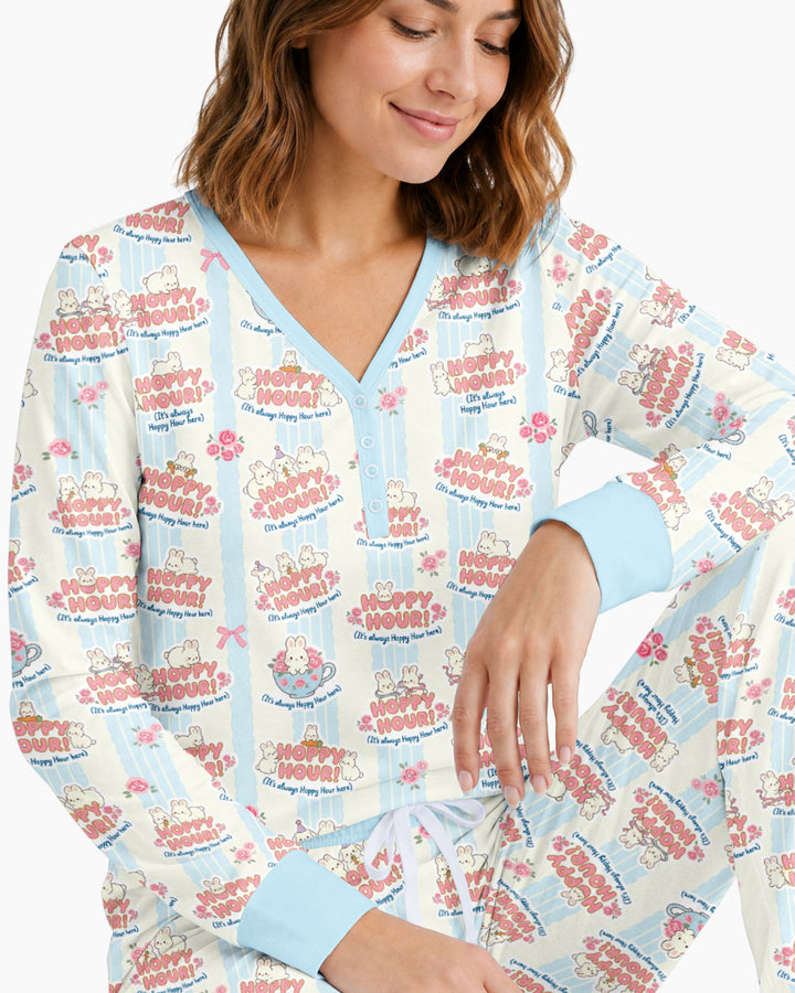 Hoppy Hour Bamboo Women Pajama Set