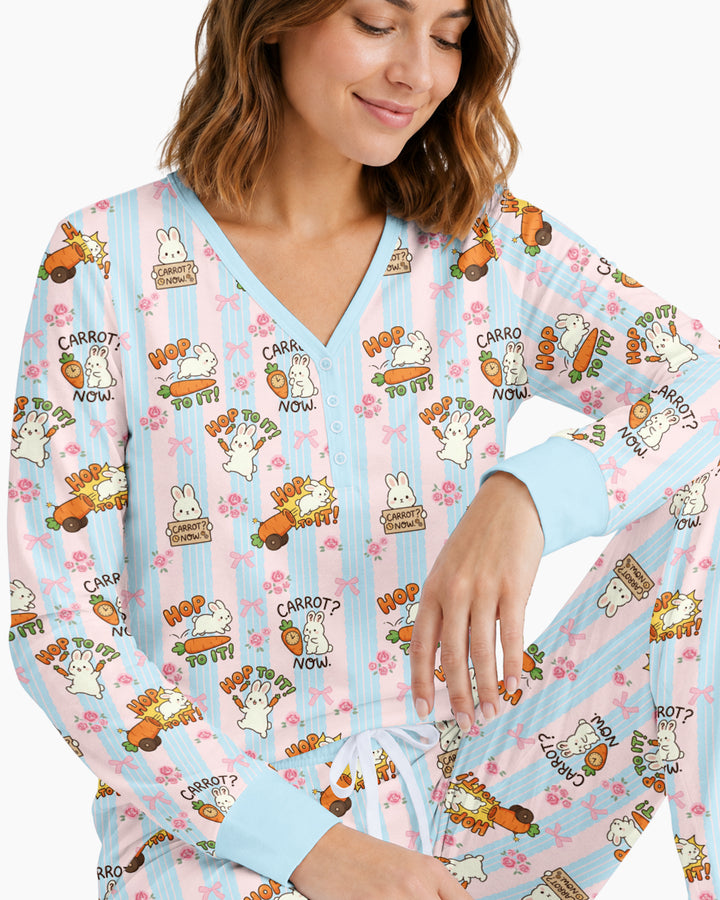 Carrot Rush Bamboo Women Pajama Set