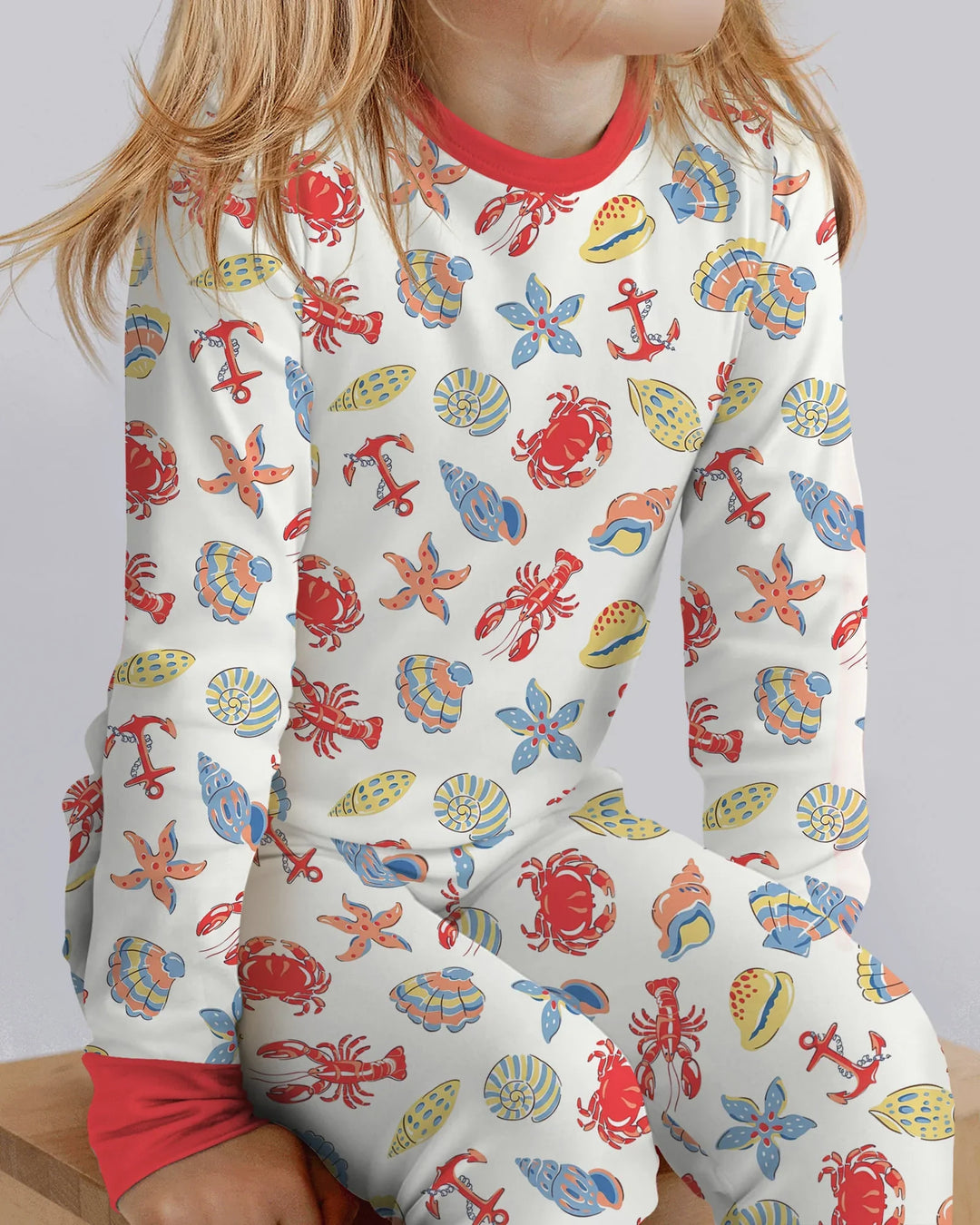 Catch Of The Day Family Matching Bamboo Two Piece Long Sleeve Pajama Set