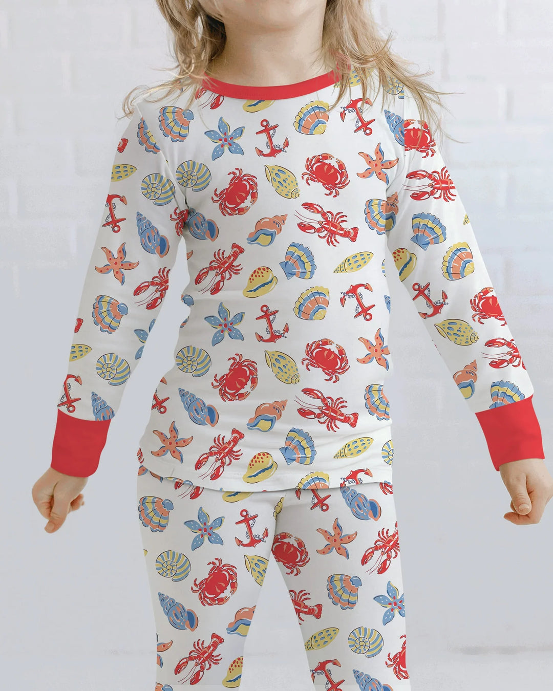 Catch Of The Day Family Matching Bamboo Two Piece Long Sleeve Pajama Set