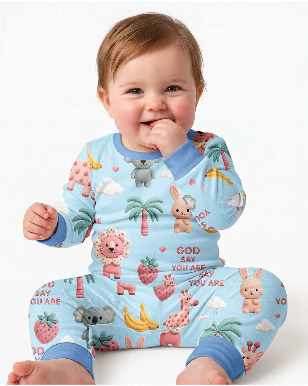 Little Blessings Bamboo Two Piece Long Sleeve Pajama Set