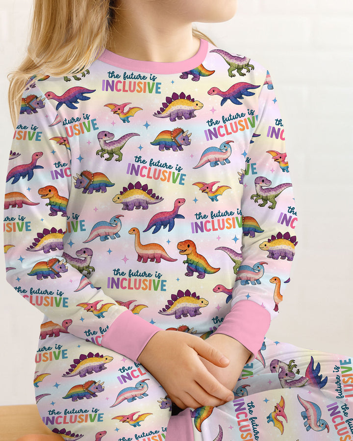 The Future is Inclusive Bamboo Two Piece Long Sleeve Pajama Set
