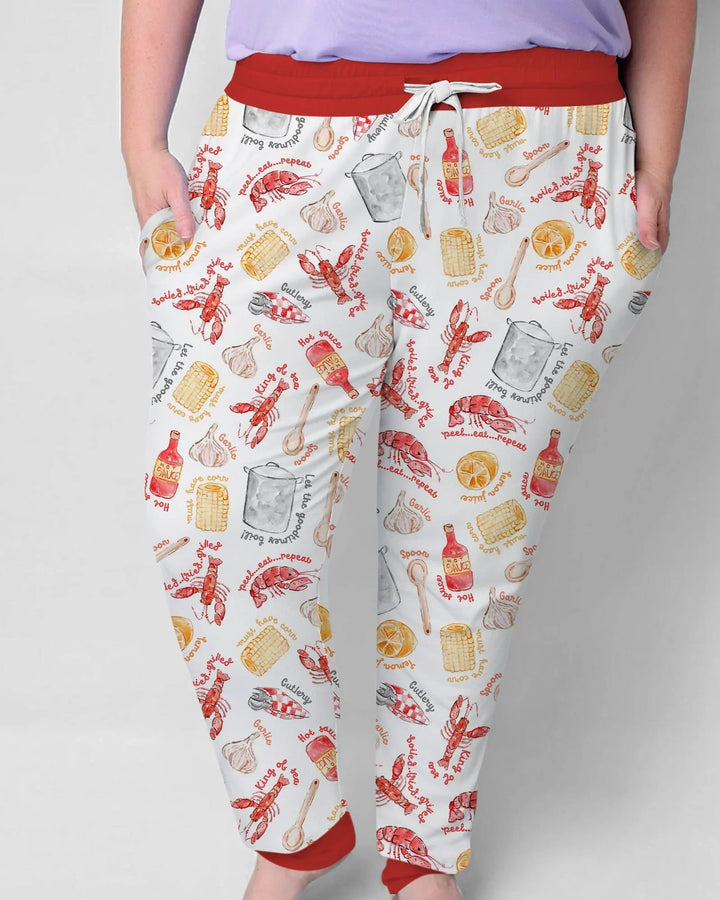 Crawfish Boil Bamboo Women Pajama Set
