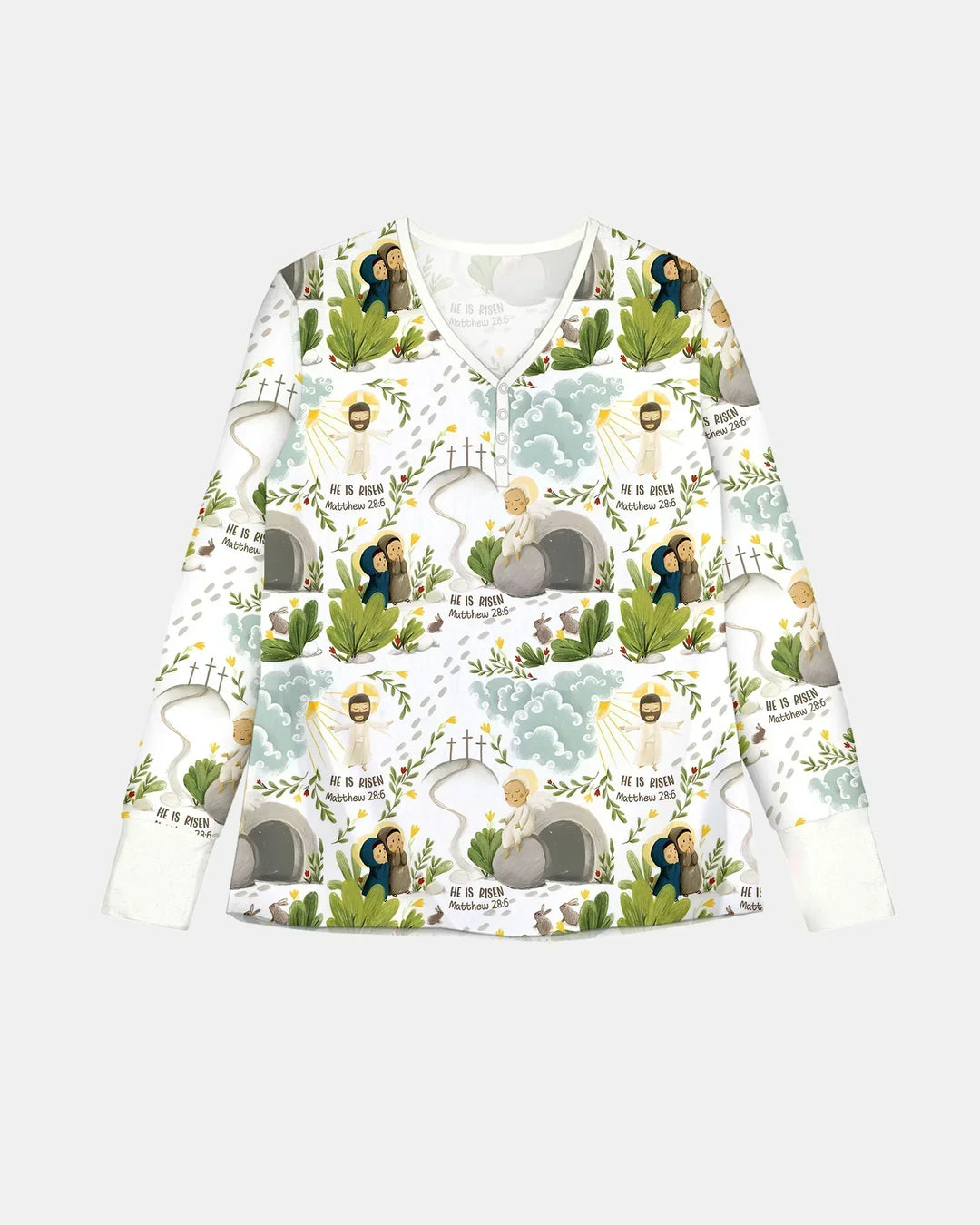 He Is Risen Bamboo Women Pajama Set