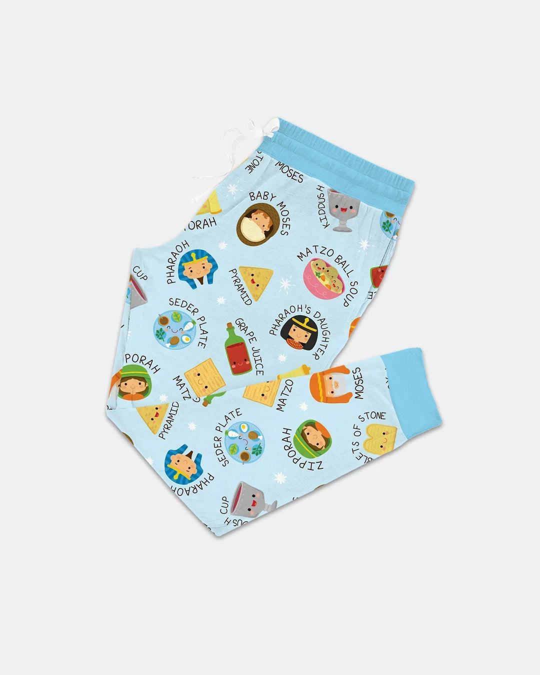 Cute Passover Characters Bamboo Women Pajama Set