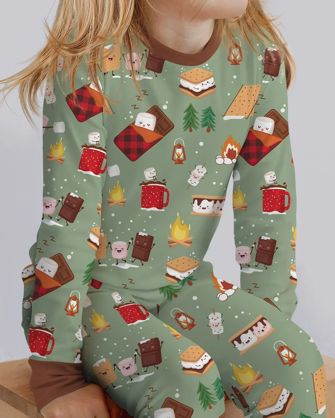 Campfire Bamboo Two Piece Long Sleeve Pajama Set
