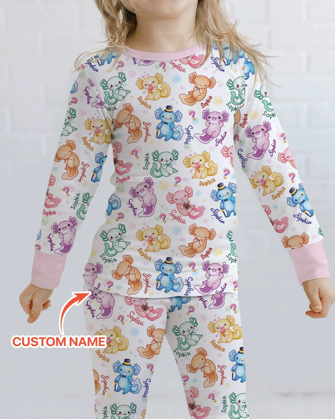 I Axololt Questions Bamboo Two Piece Long Sleeve Pajama Set