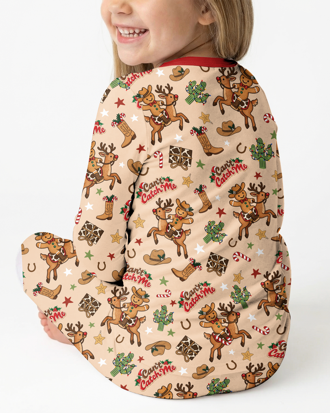 Can't Catch Me Bamboo Two Piece Long Sleeve Pajama Set