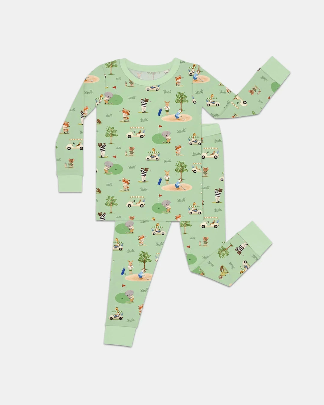 Let's Golf Bamboo Two Piece Long Sleeve Pajama Set