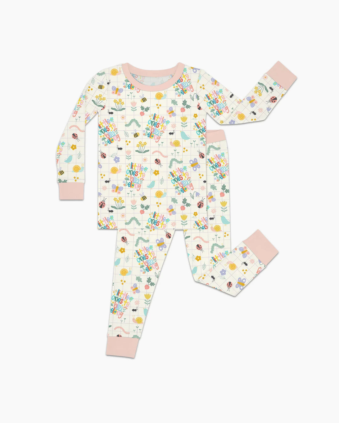 Little Ones To Him Belong Bamboo Two Piece Long Sleeve Pajama Set