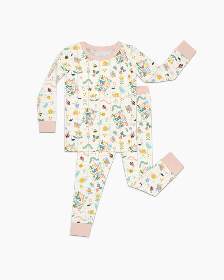 Little Ones To Him Belong Bamboo Two Piece Long Sleeve Pajama Set