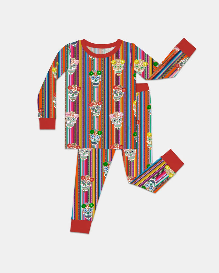 Cinco De Mayo Sparkle Two Piece Long Sleeve Pajama Set