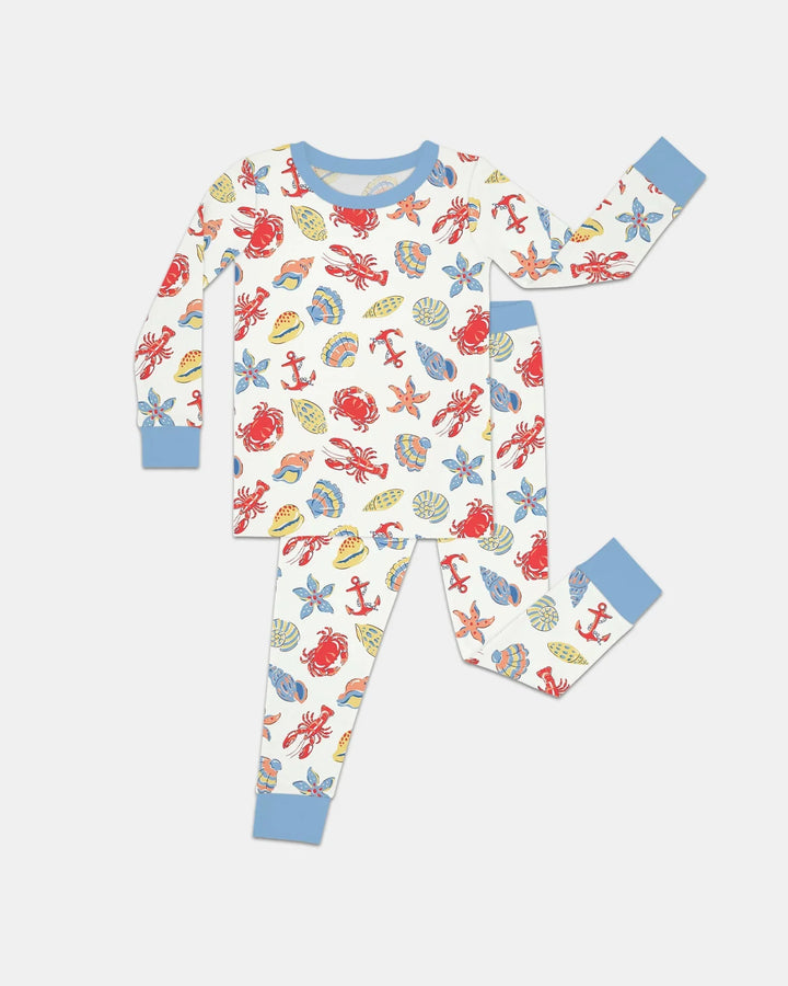 Catch Of The Day Family Matching Bamboo Two Piece Long Sleeve Pajama Set