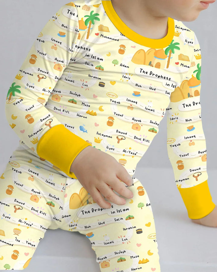 The Prophets in Islam Bamboo Two Piece Long Sleeve Pajama Set