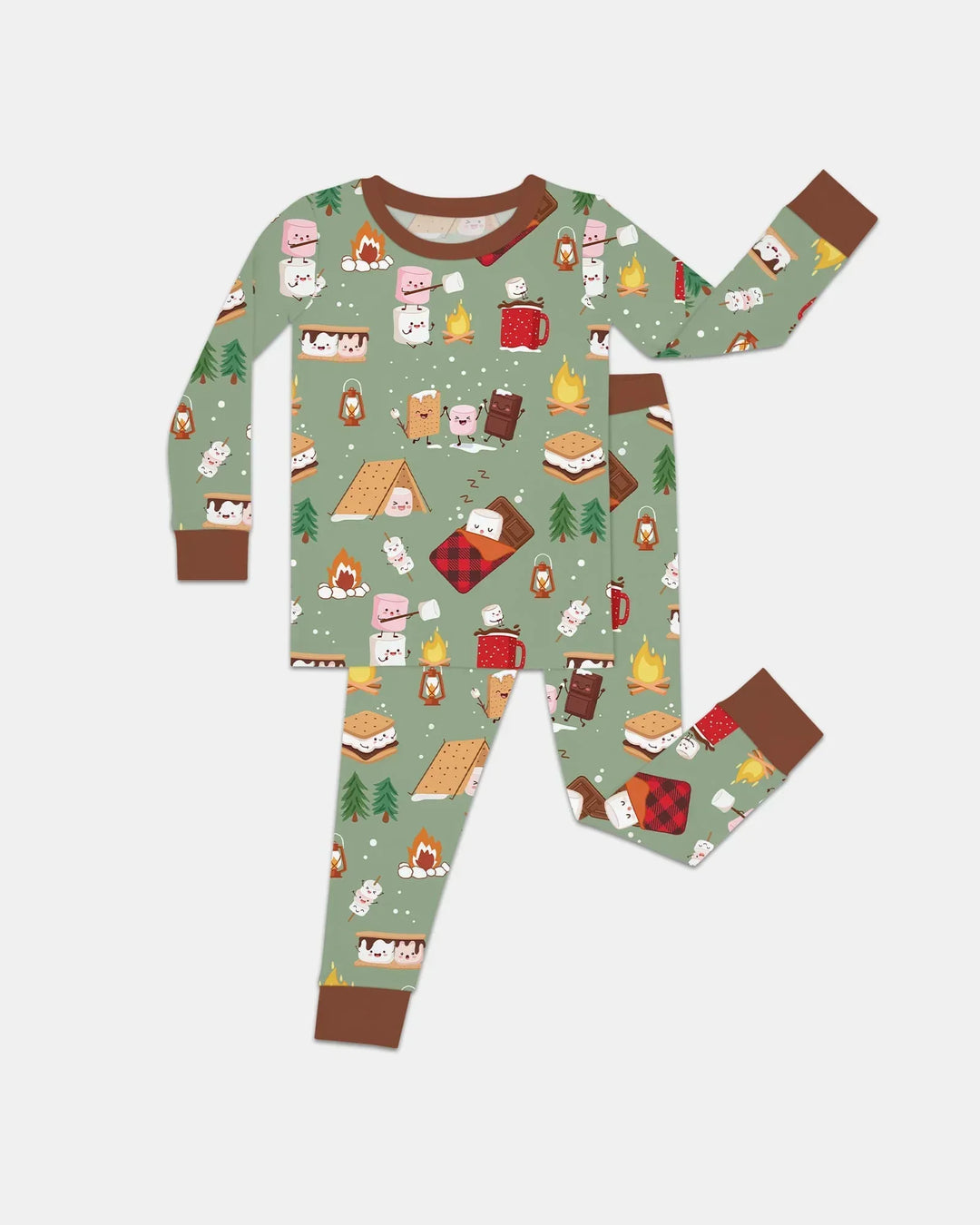 Campfire Bamboo Two Piece Long Sleeve Pajama Set